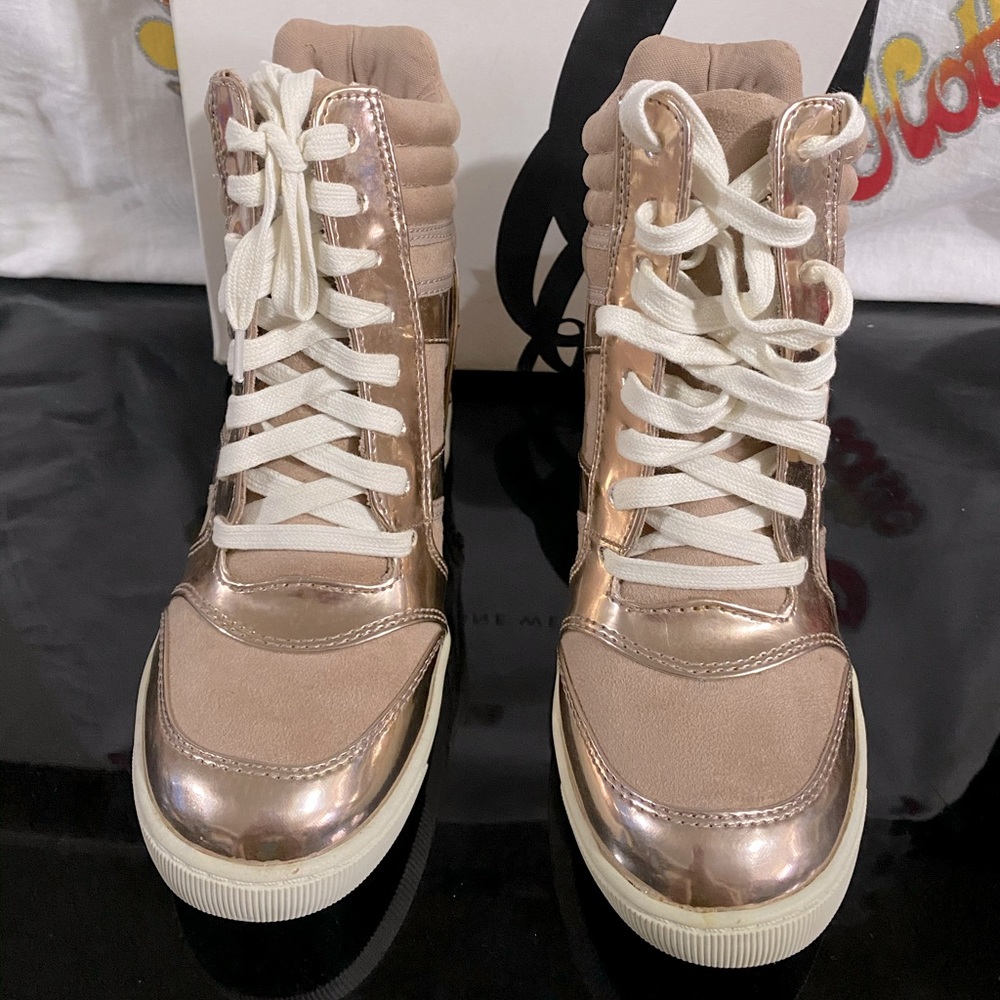 Nine west wedge sneakers